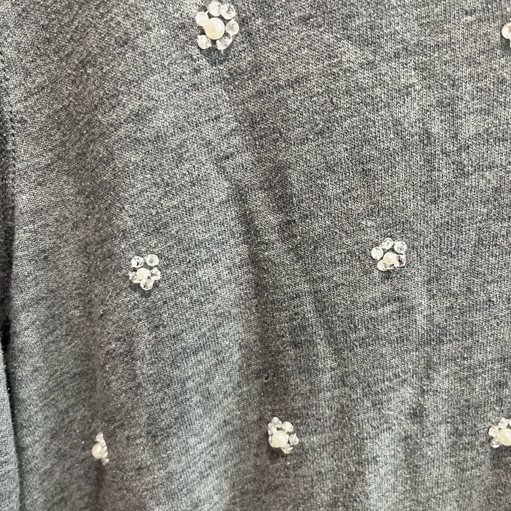 Abercrombie & Fitch Charcoal Embellished Top - Picture 4 of 4